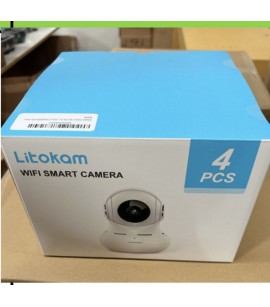 Litokam 4 Pack Indoor Security Cameras. 3500 Packs. EXW Los Angeles